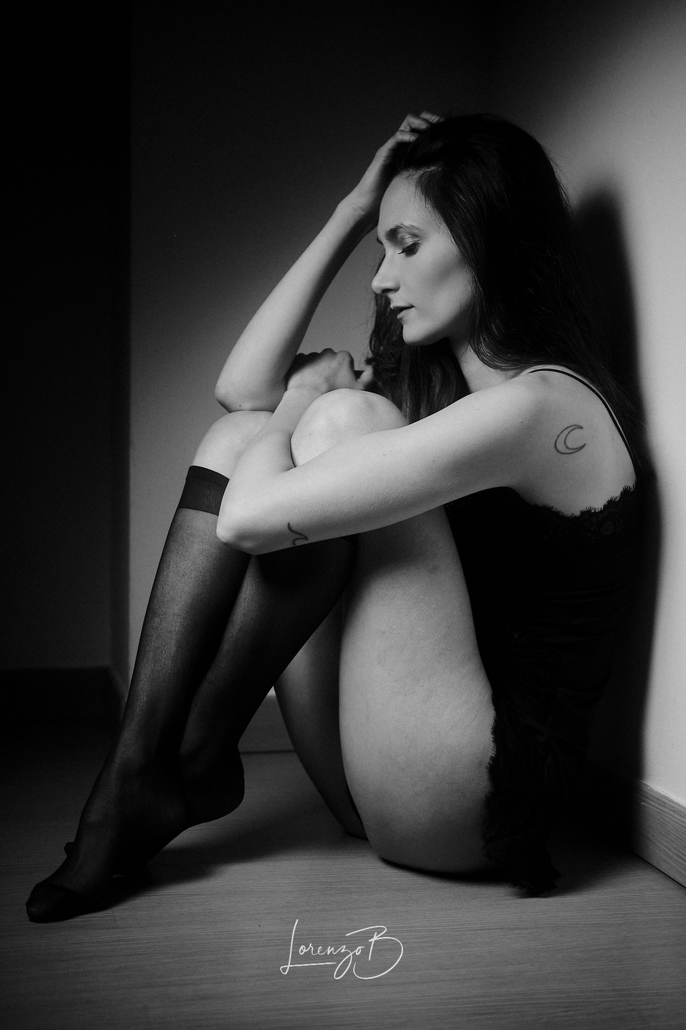 Boudoir — bianco e nero
